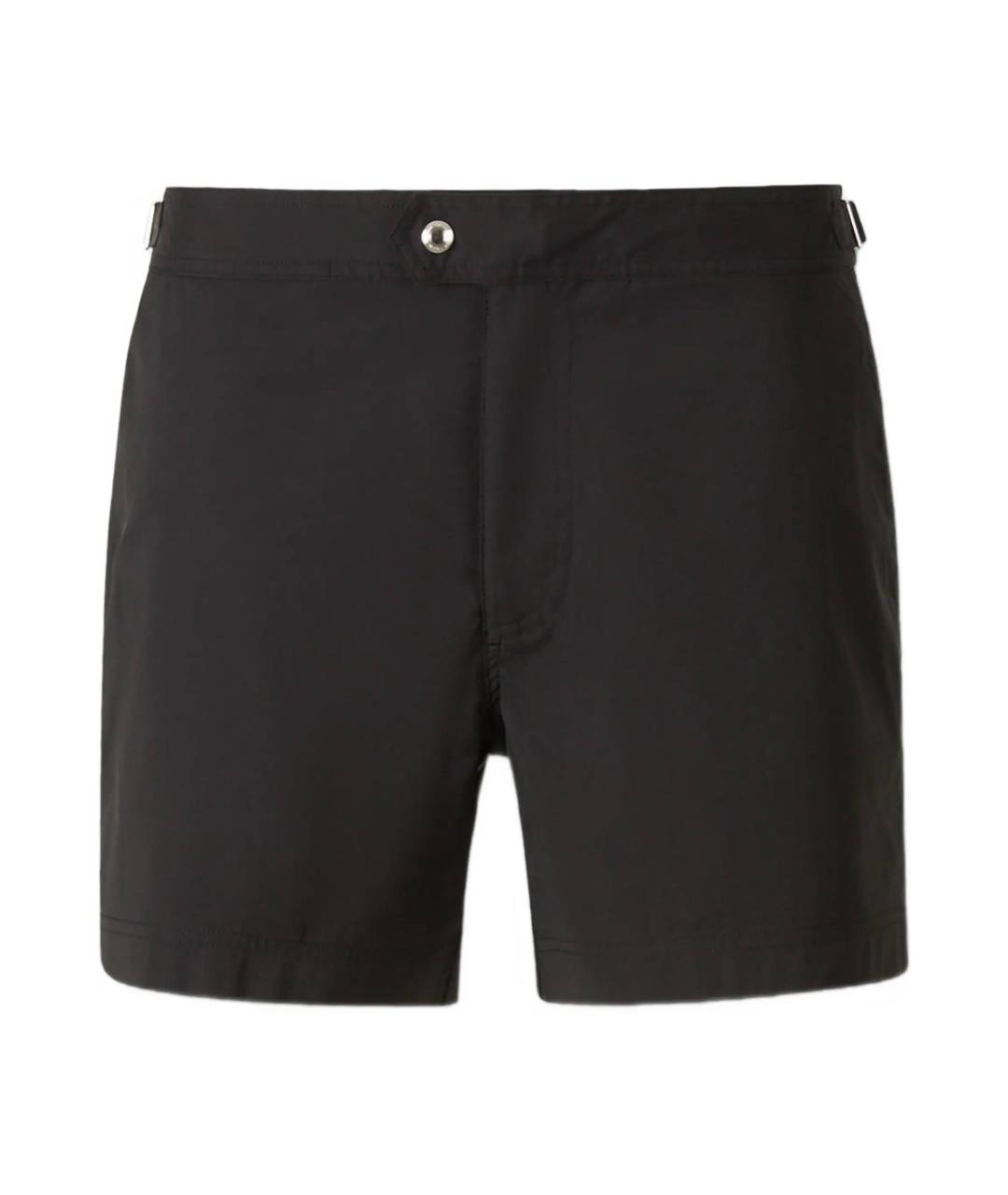 TOM FORD Черные полиэстеровые шорты, фото 1
