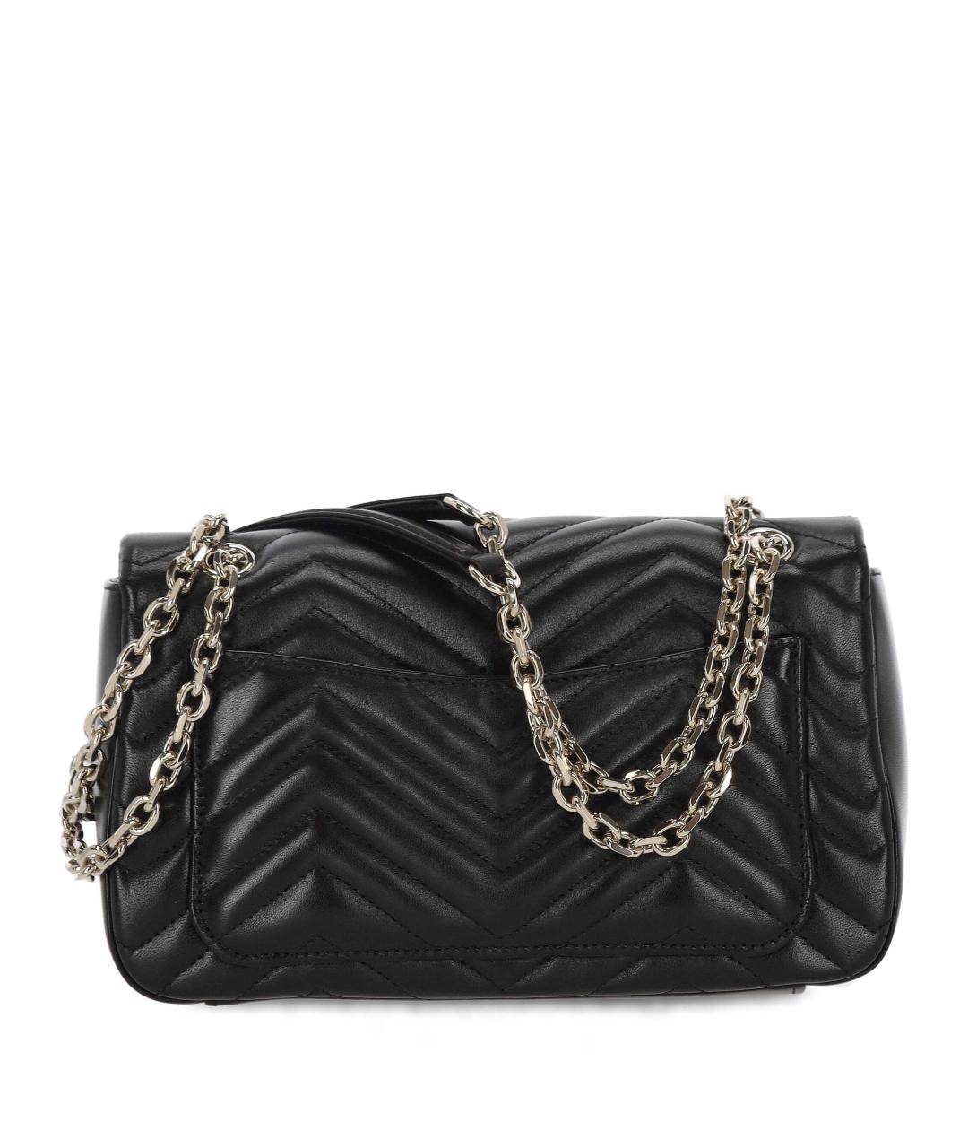 GUCCI Черная кожаная сумка через плечо, фото 3