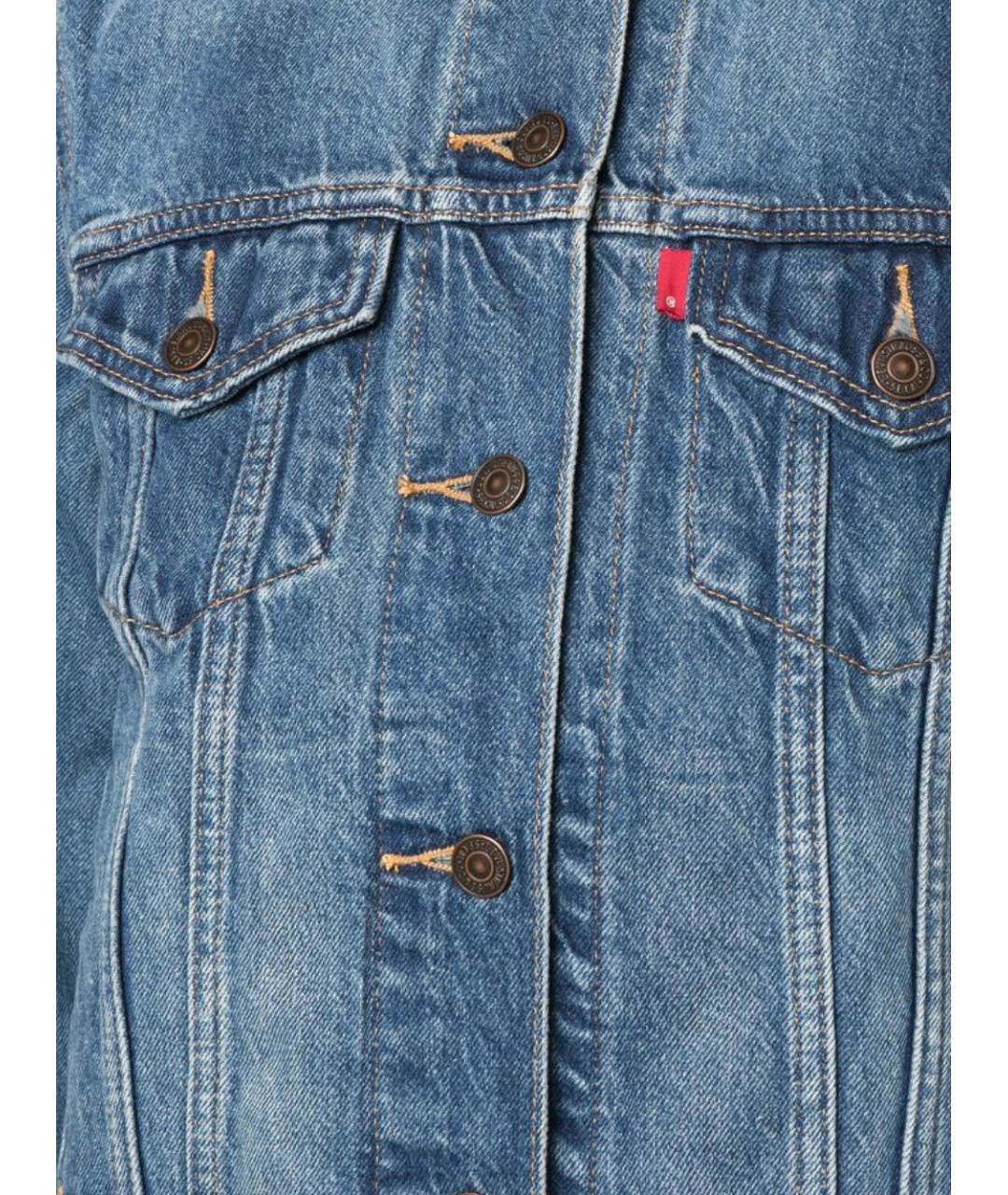 LEVI'S Синяя хлопковая куртка, фото 2