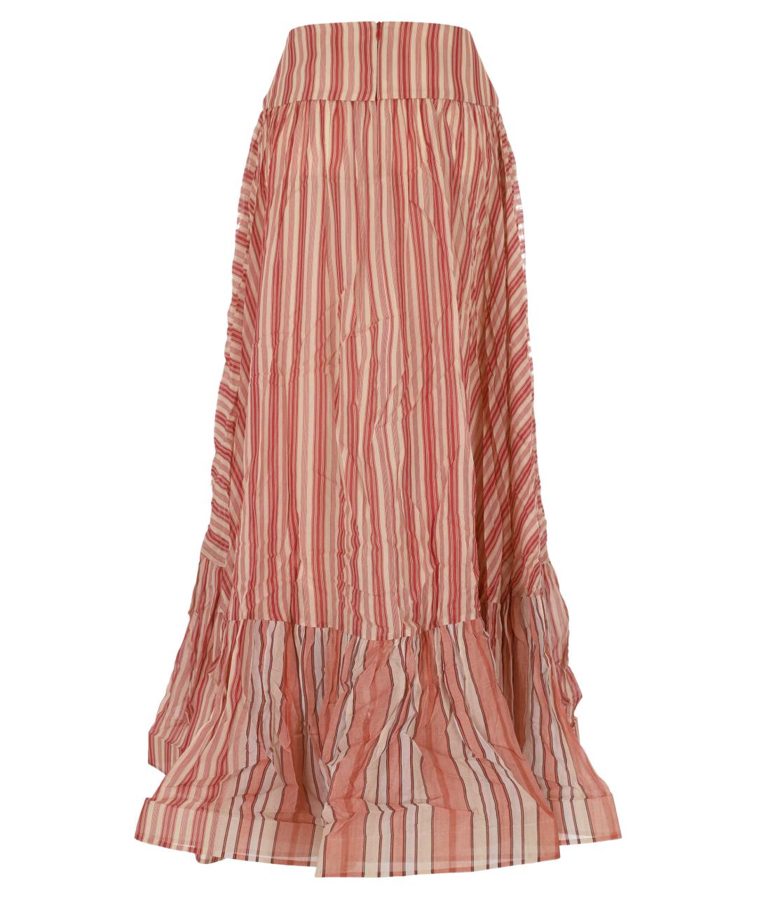 ZIMMERMANN Красная вискозная юбка макси, фото 3