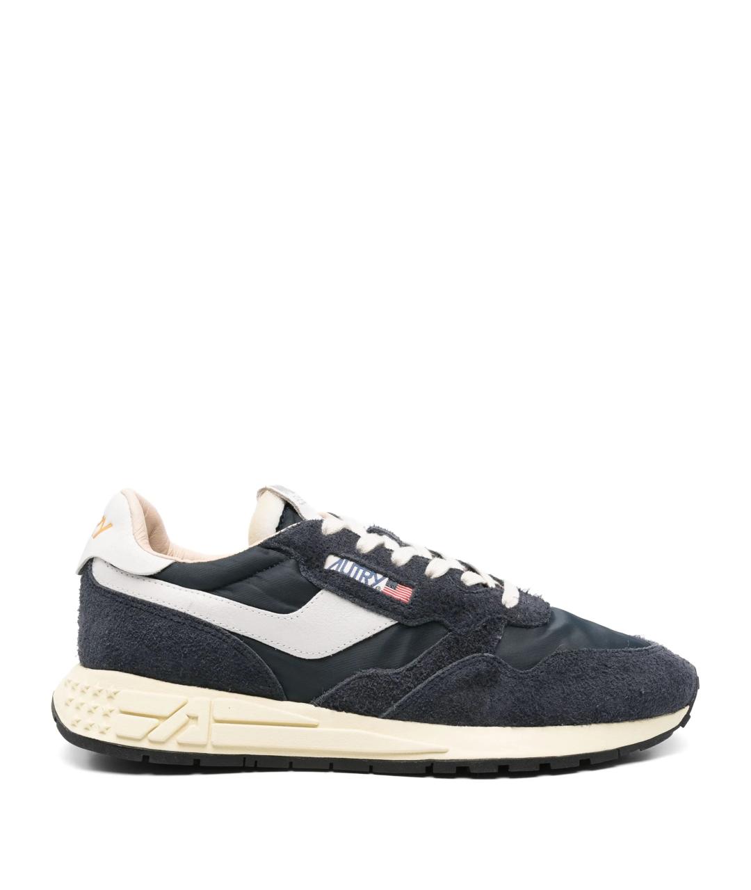 AUTRY Синие замшевые низкие кроссовки / кеды, фото 1