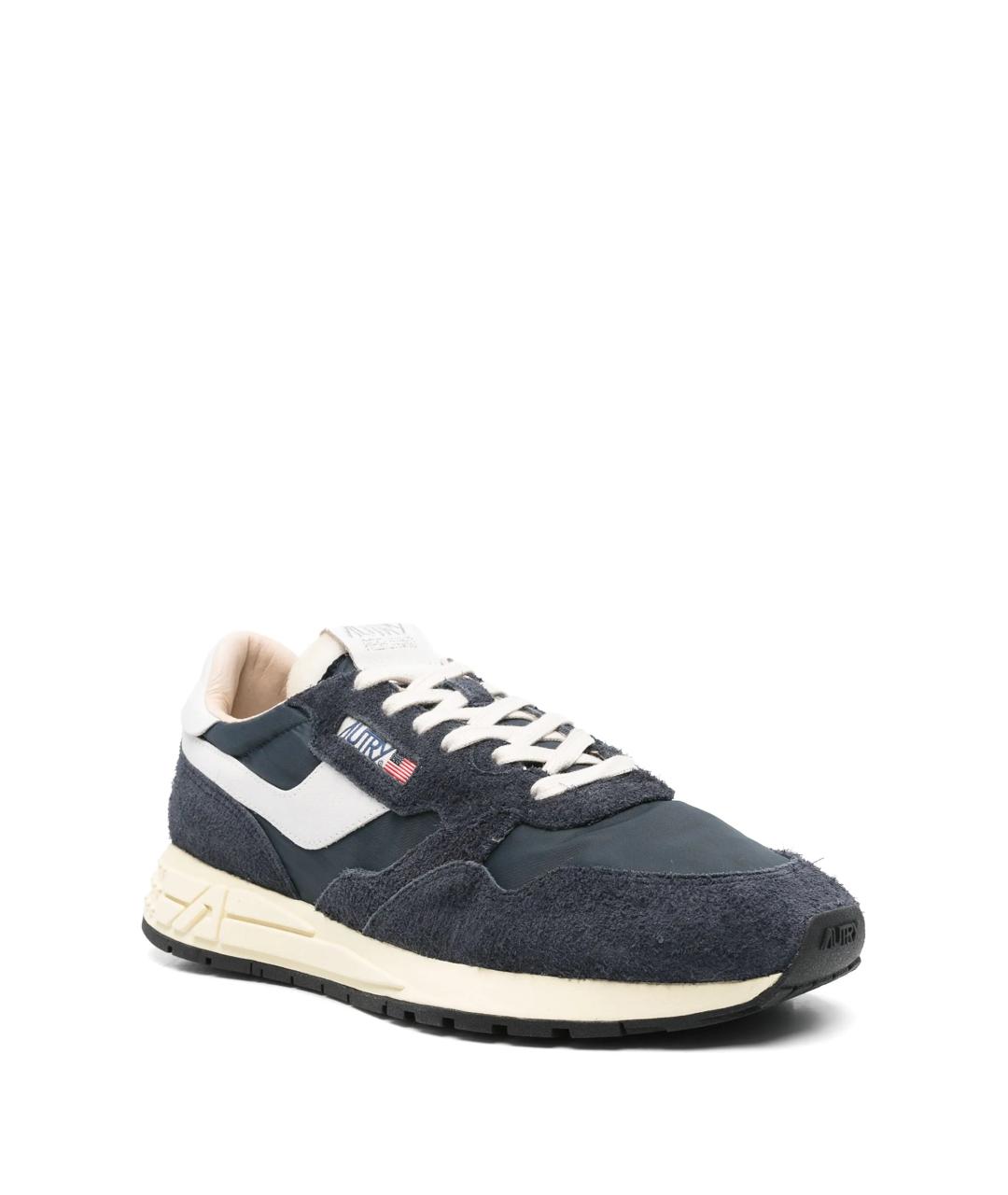 AUTRY Синие замшевые низкие кроссовки / кеды, фото 2