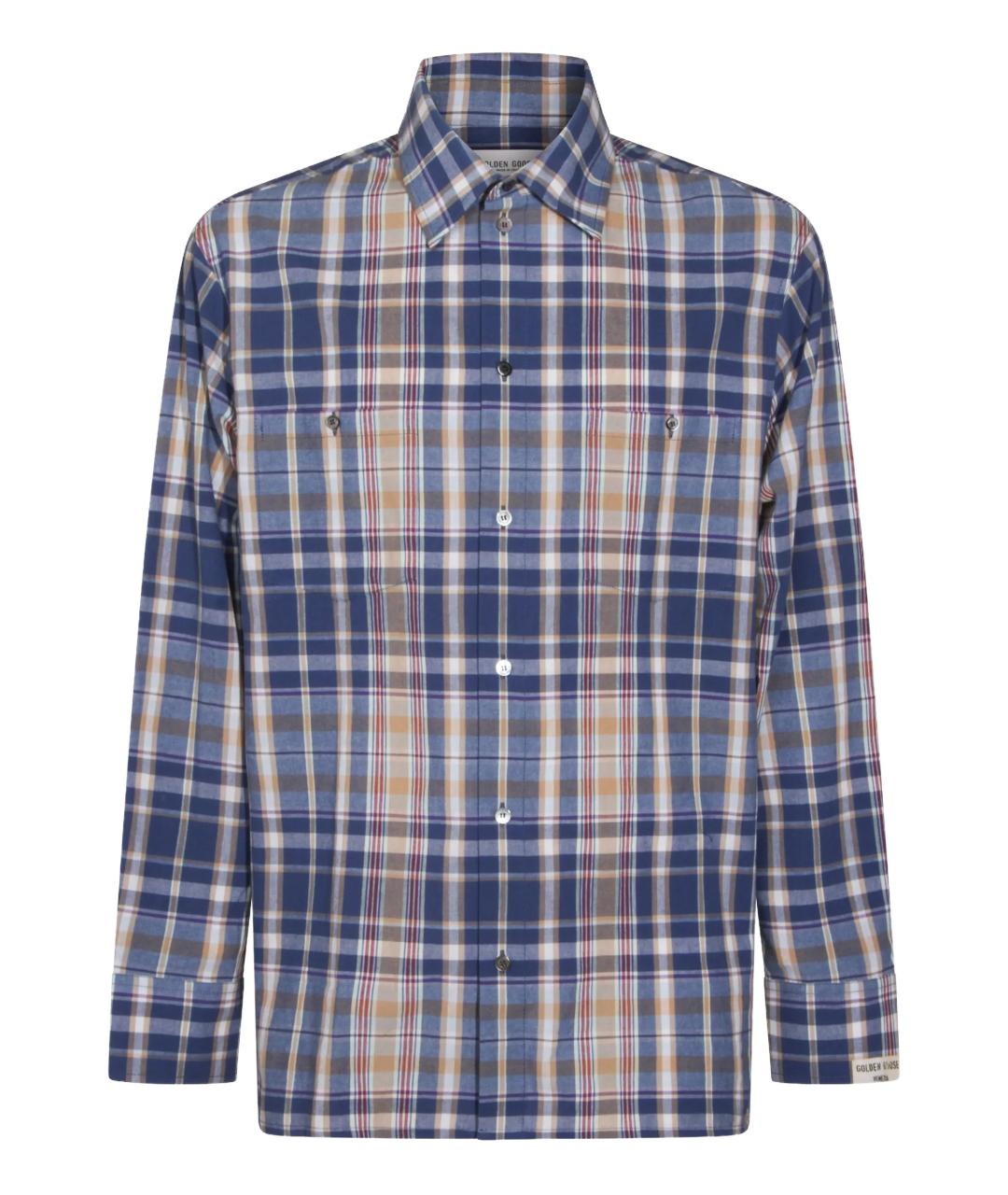 GOLDEN GOOSE DELUXE BRAND Мульти хлопковая кэжуал рубашка, фото 1