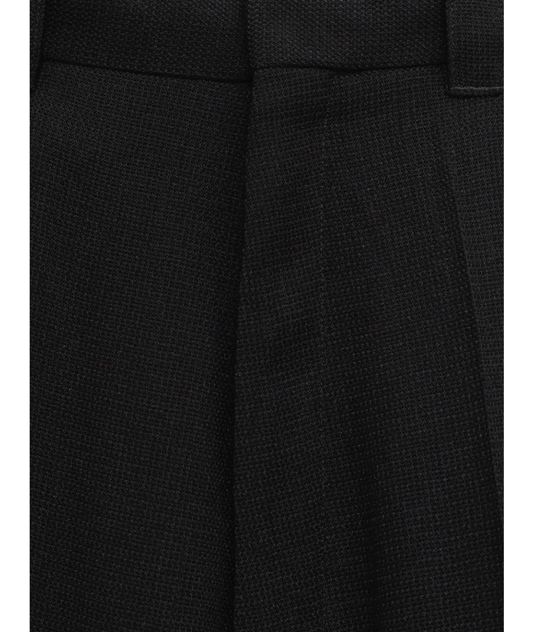 PHOEBE PHILO Черные прямые брюки, фото 2