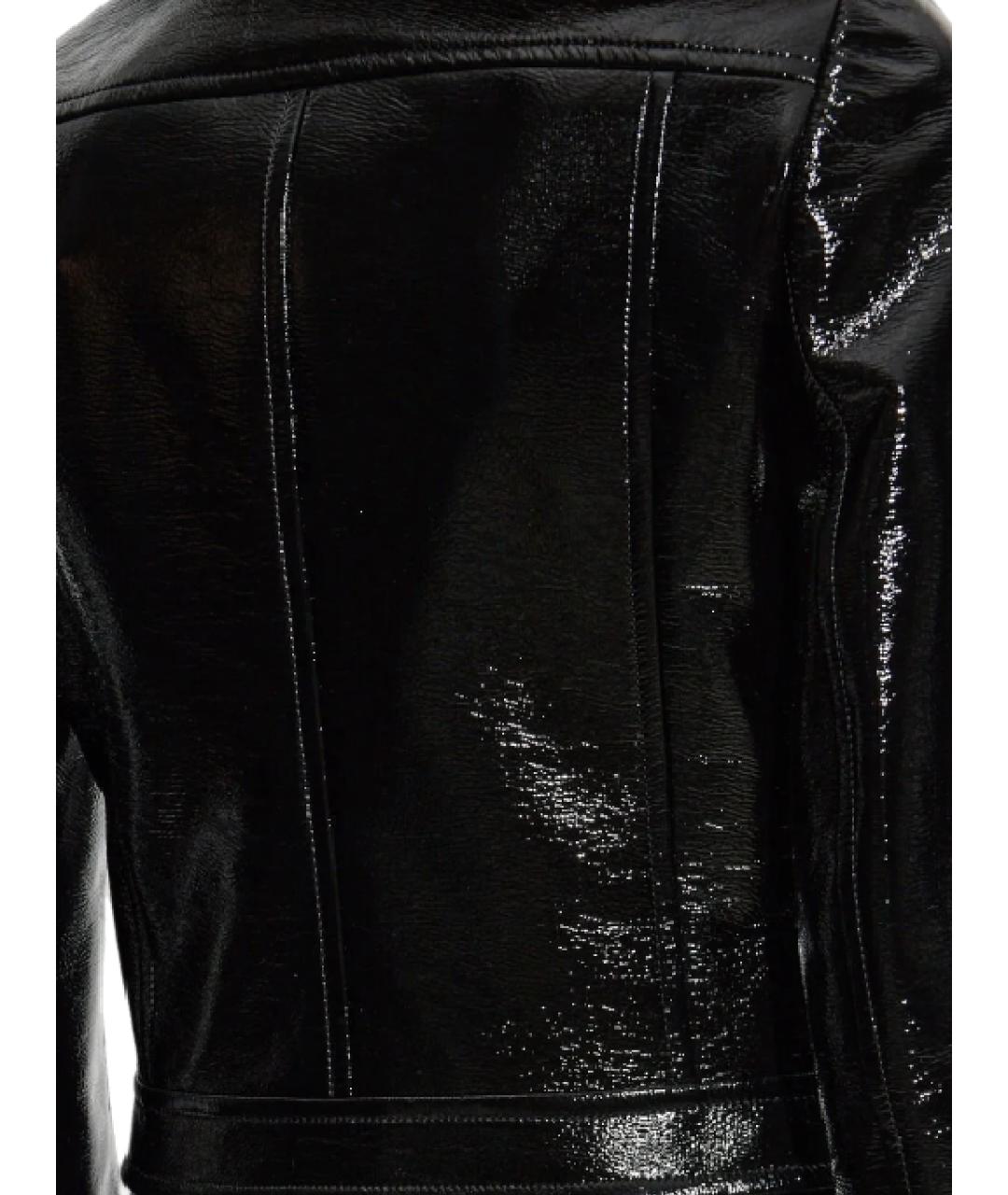 COURREGES Черная хлопковая куртка, фото 3