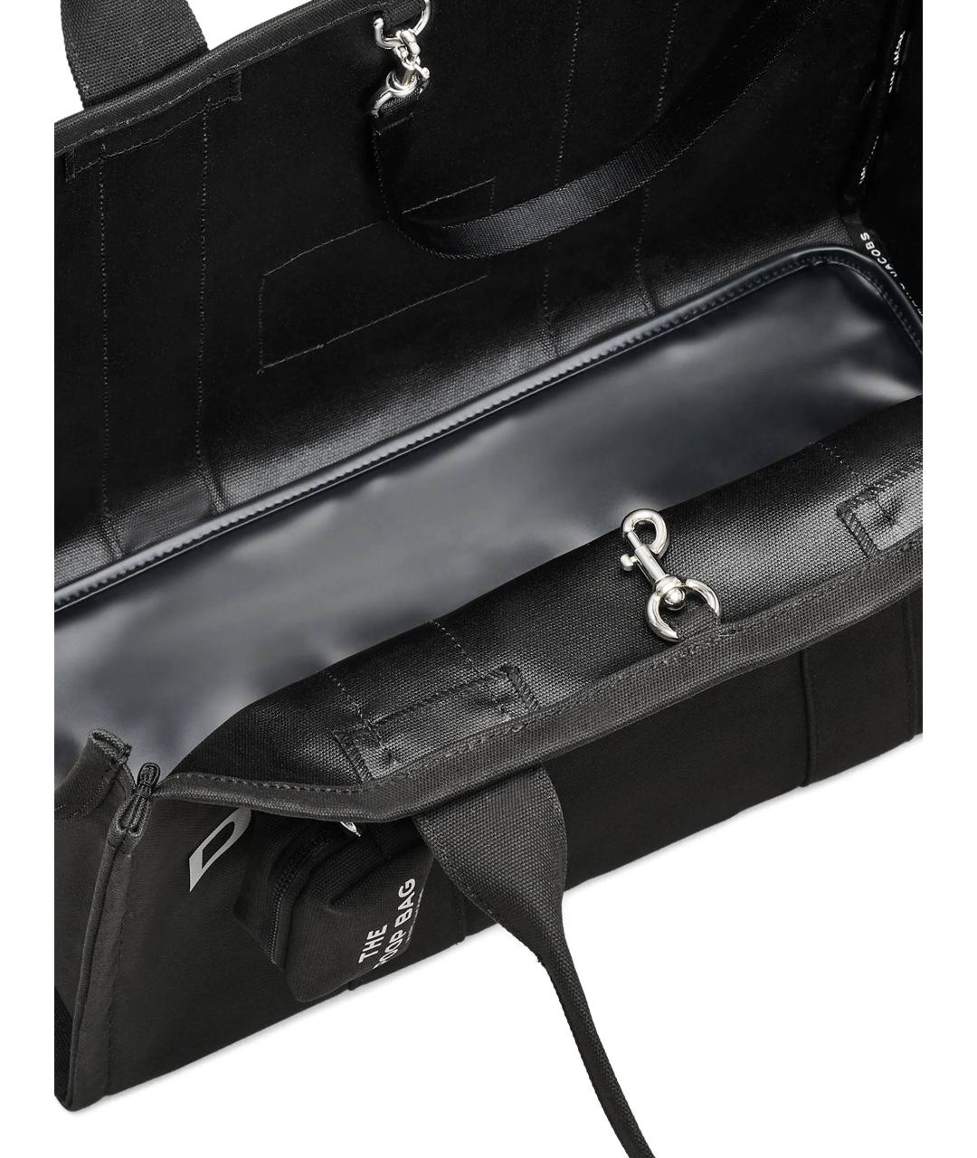 MARC JACOBS Черная хлопковая сумка тоут, фото 4