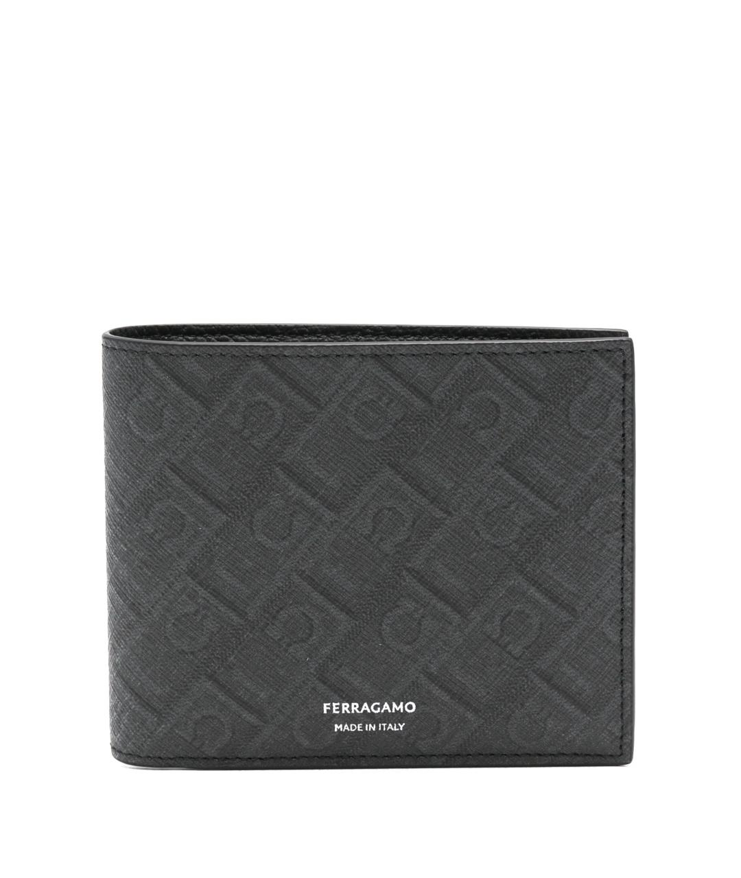 FERRAGAMO Серый кошелек из искусственной кожи, фото 1