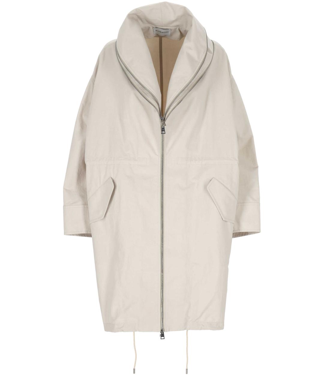 GIVENCHY Бежевый хлопковый тренч/плащ, фото 1