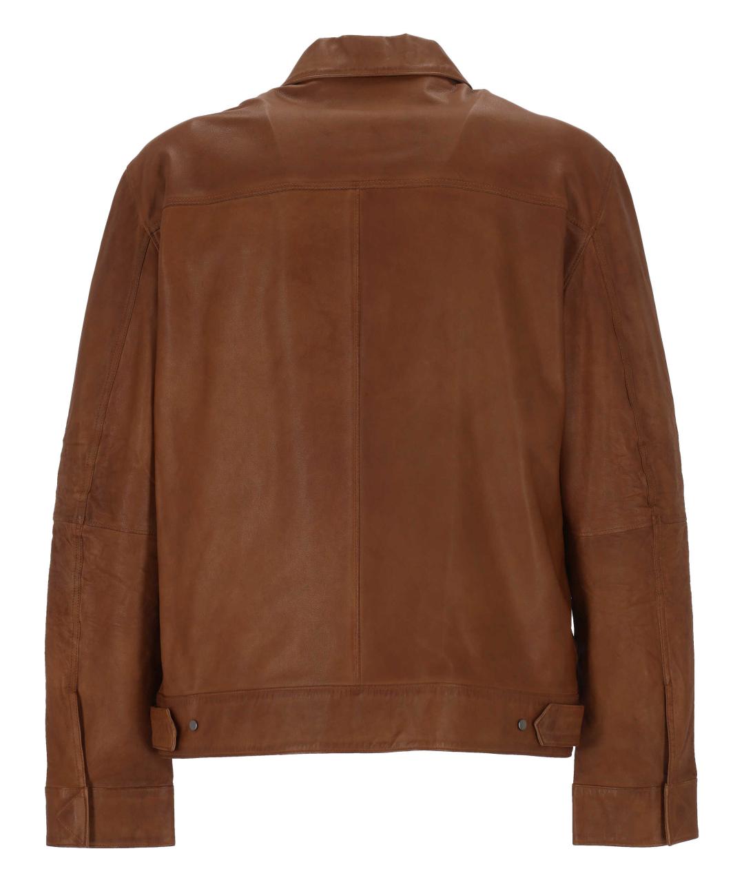 PEUTEREY Коричневая замшевая куртка, фото 3