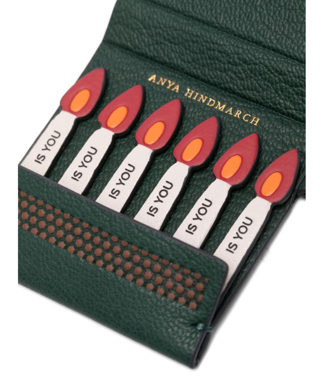 ANYA HINDMARCH Зеленый брелок, фото 3