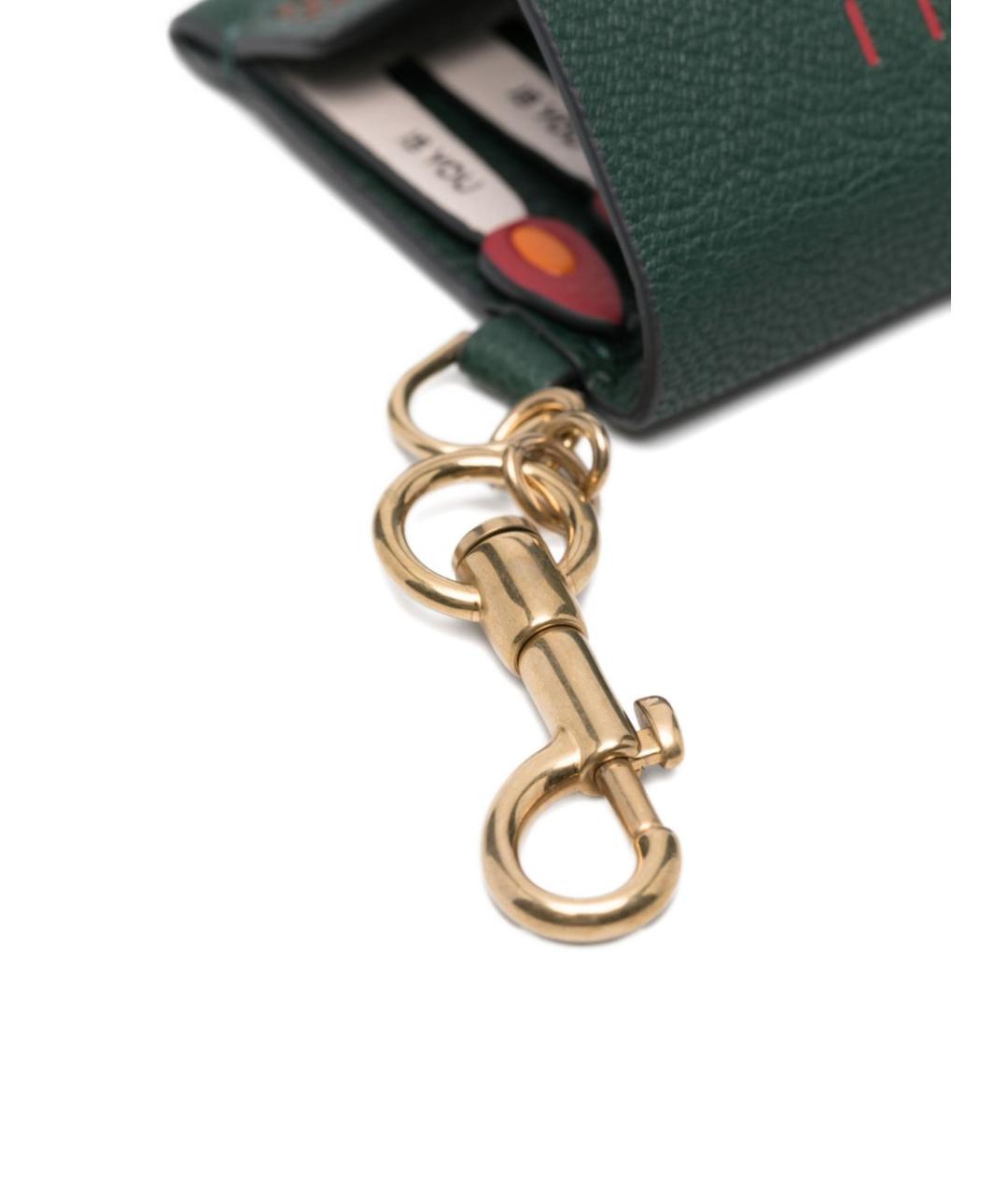 ANYA HINDMARCH Зеленый брелок, фото 2