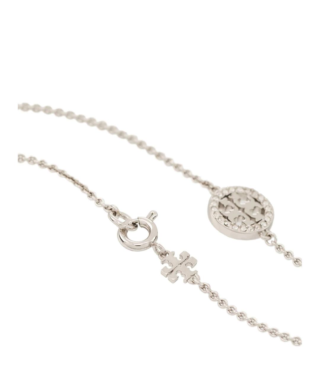 TORY BURCH Серебрянный металлический браслет, фото 3