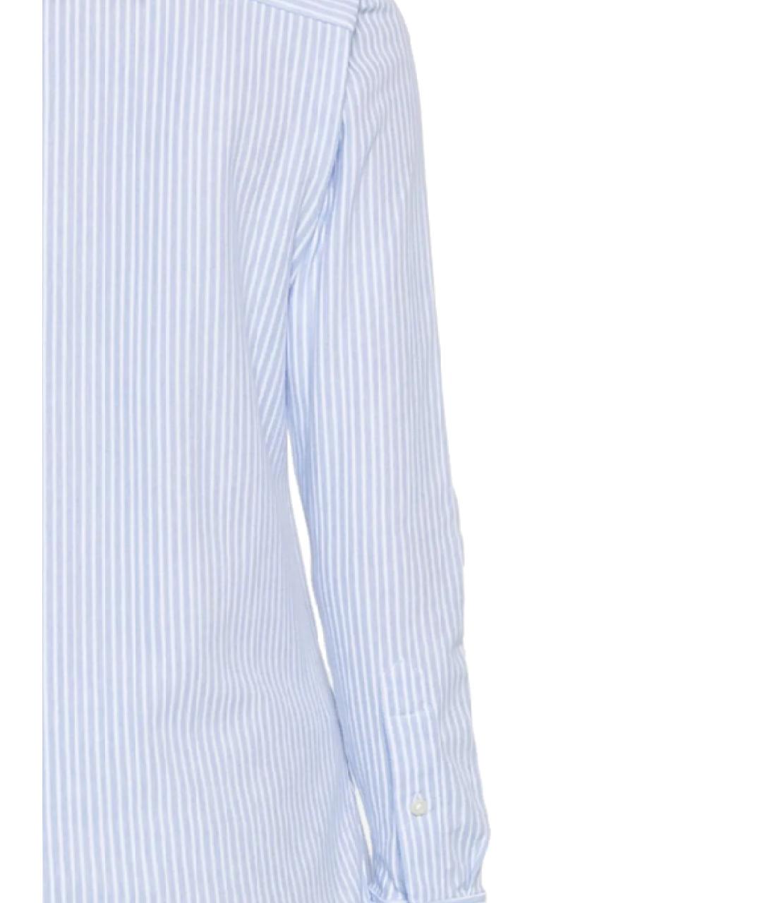 POLO RALPH LAUREN Голубая хлопковая рубашка, фото 3