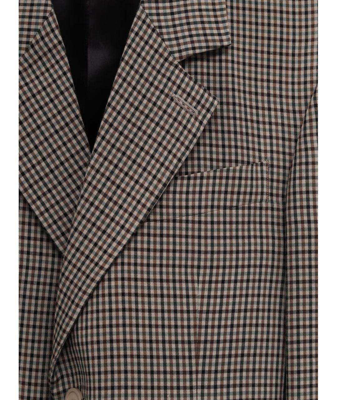 BALENCIAGA Хаки хлопковый жакет/пиджак, фото 2