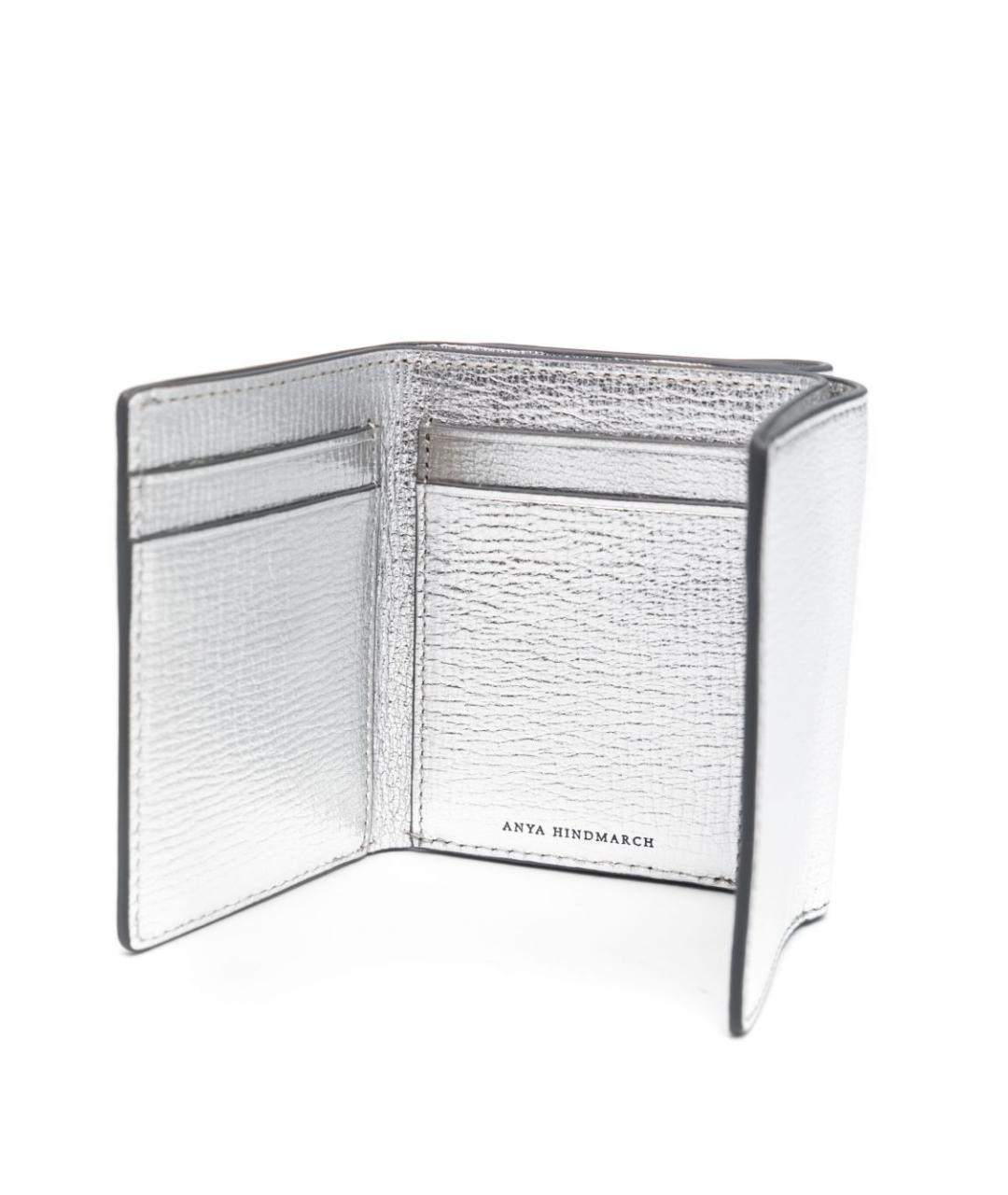 ANYA HINDMARCH Серебрянный кожаный кошелек, фото 3