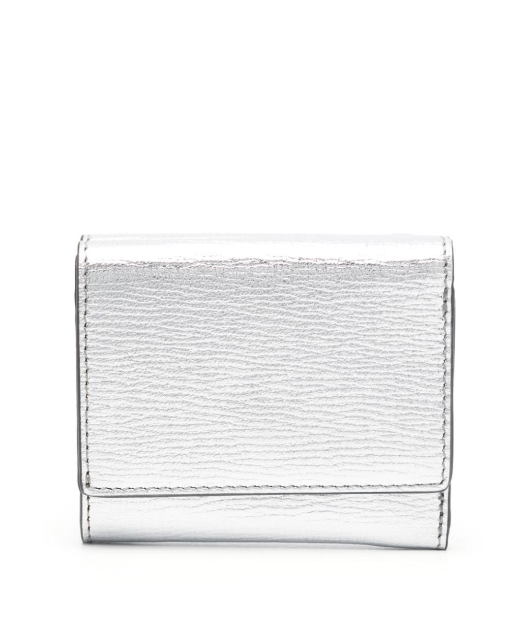 ANYA HINDMARCH Серебрянный кожаный кошелек, фото 2