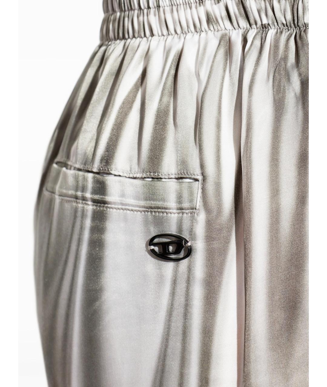 DIESEL Вискозные прямые брюки, фото 3