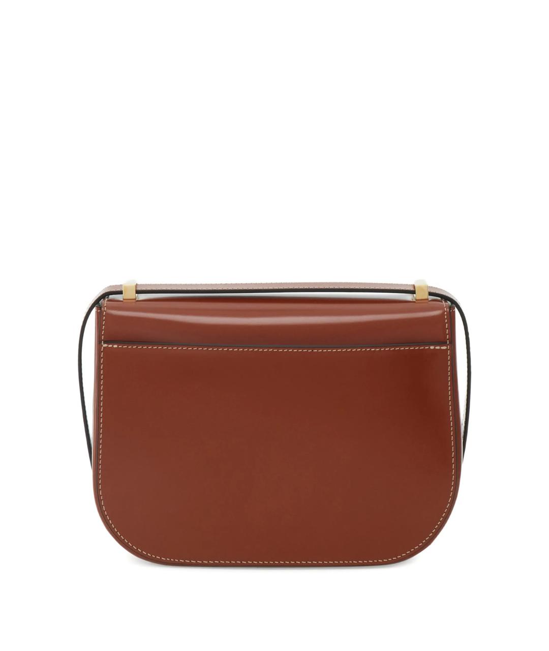 FERRAGAMO Коричневая кожаная сумка через плечо, фото 2