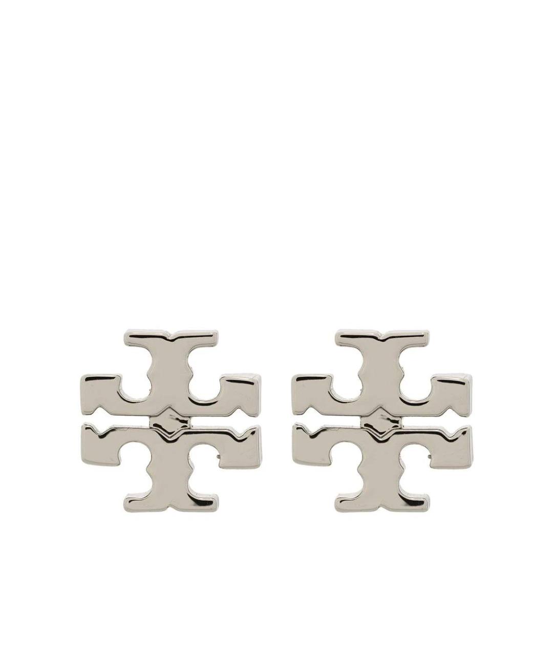 TORY BURCH Серебряные металлические серьги, фото 1
