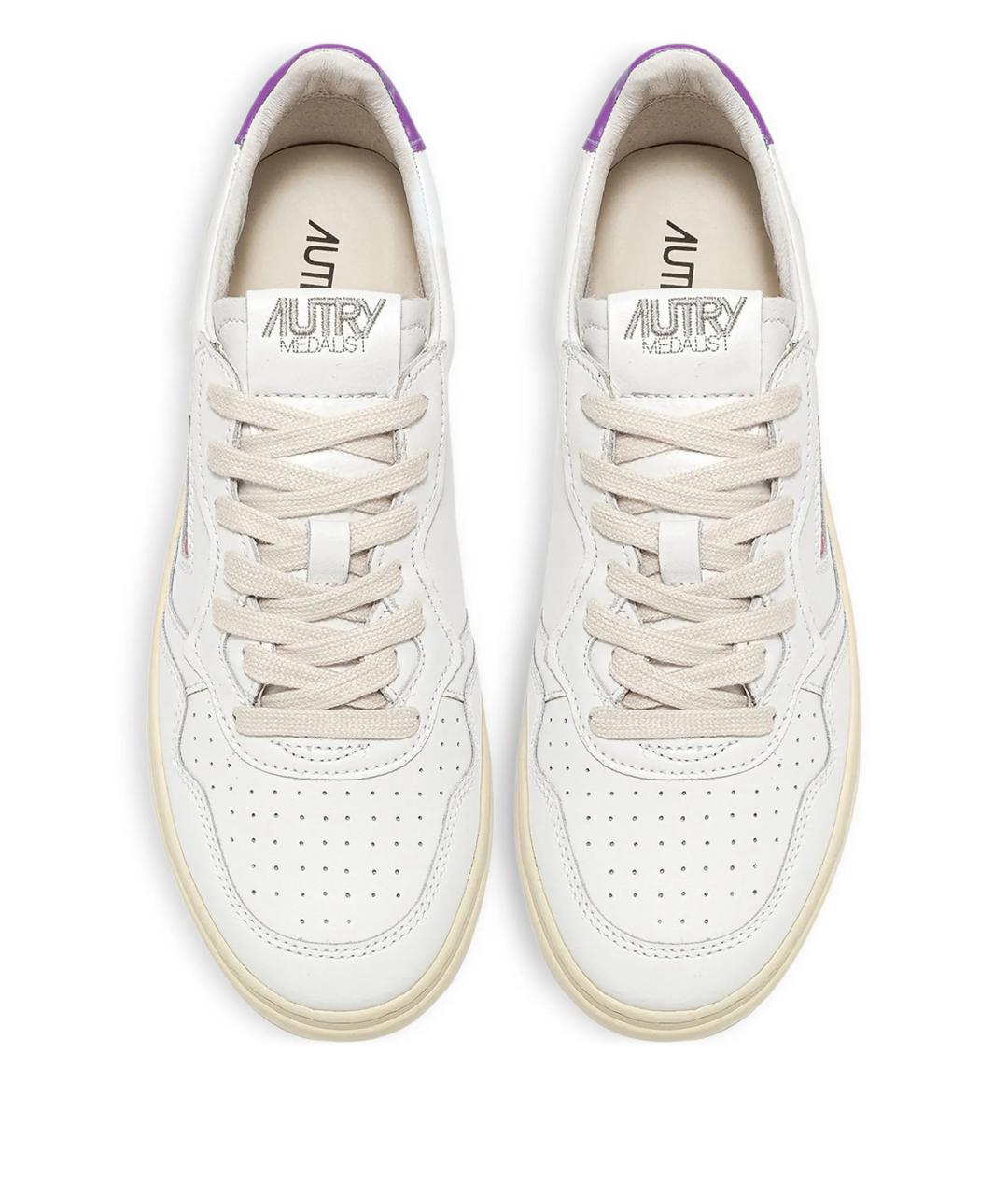 AUTRY Белые кожаные кеды, фото 4