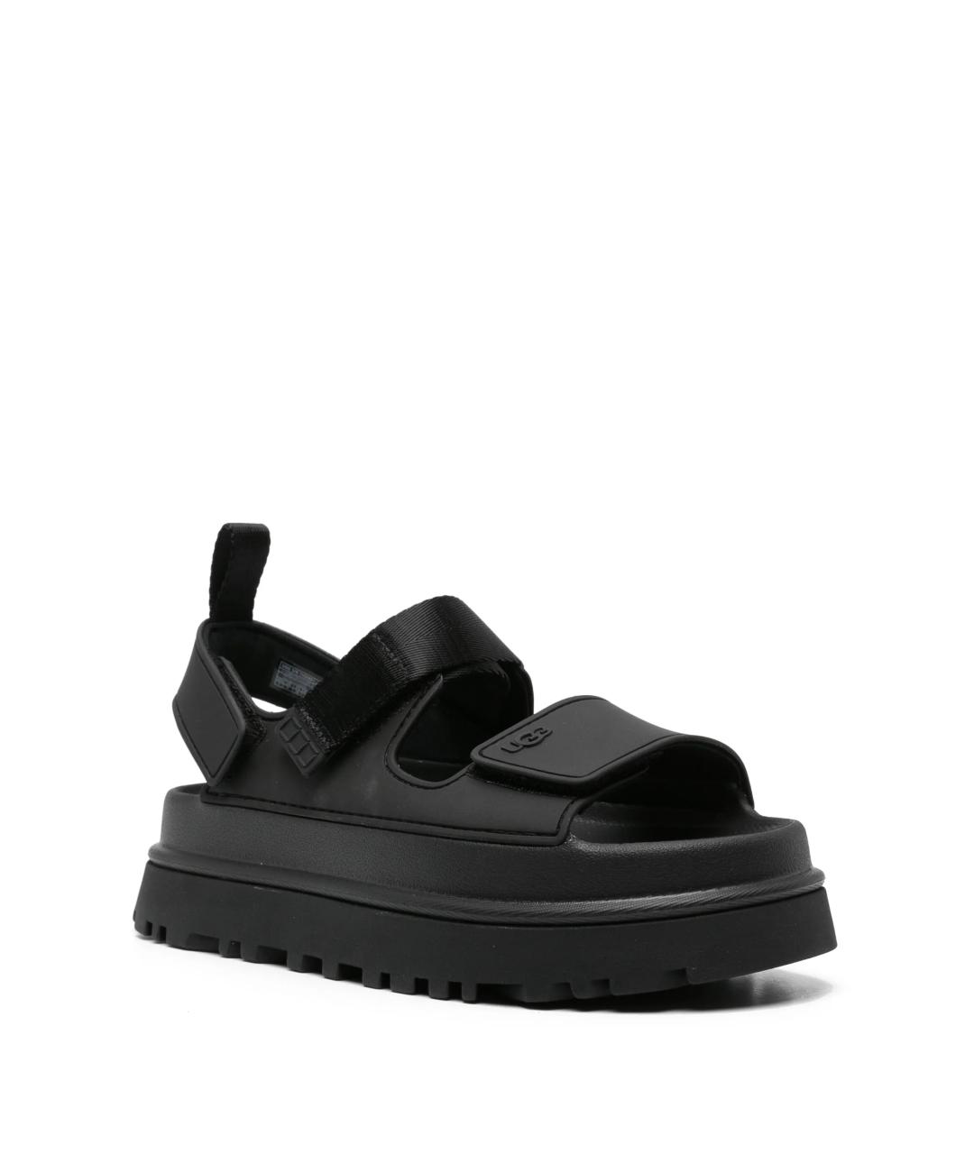 UGG AUSTRALIA Черные босоножки, фото 2