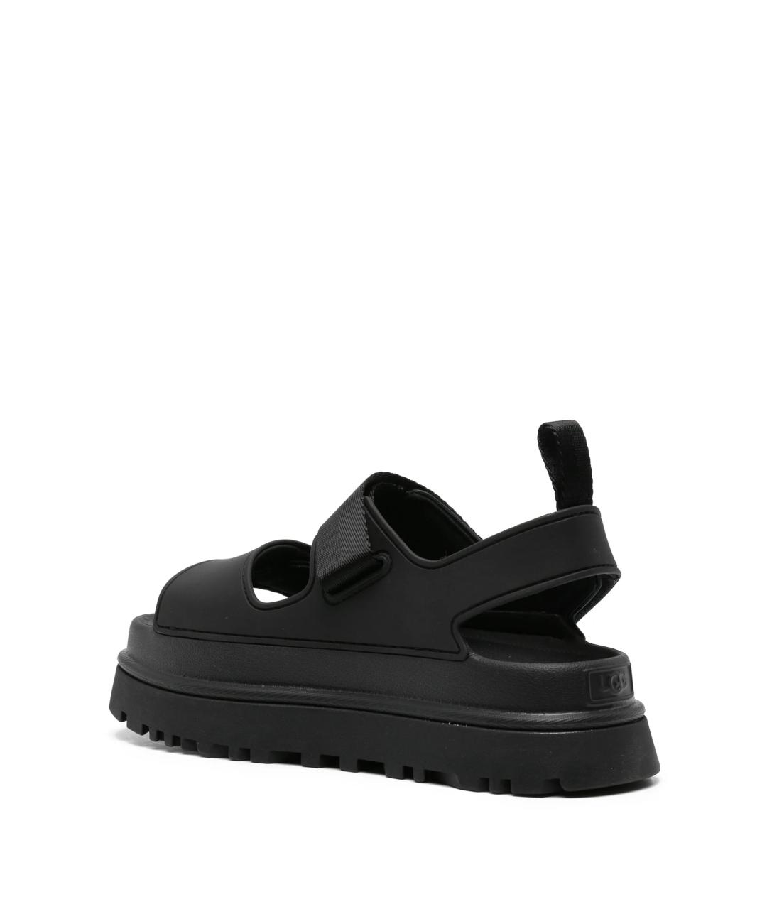 UGG AUSTRALIA Черные босоножки, фото 3