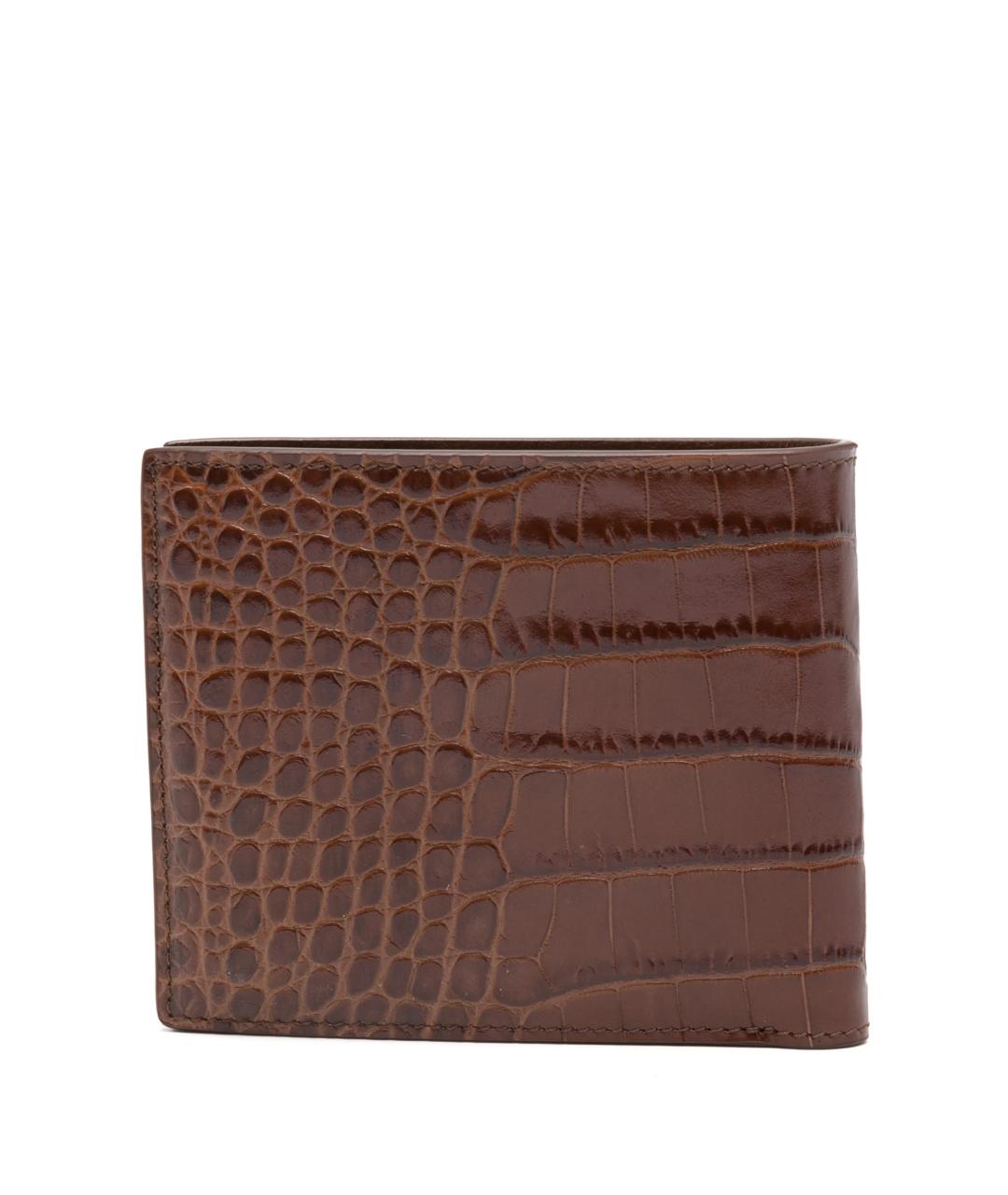 TOM FORD Коричневый кожаный кошелек, фото 3