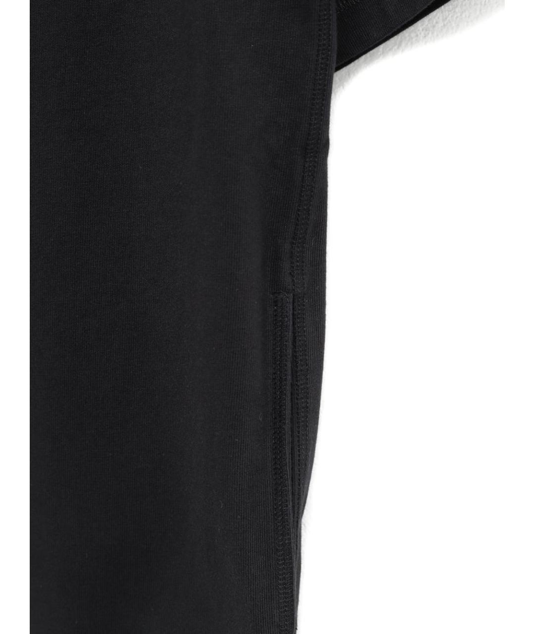 PHOEBE PHILO Черная хлопковая футболка, фото 2