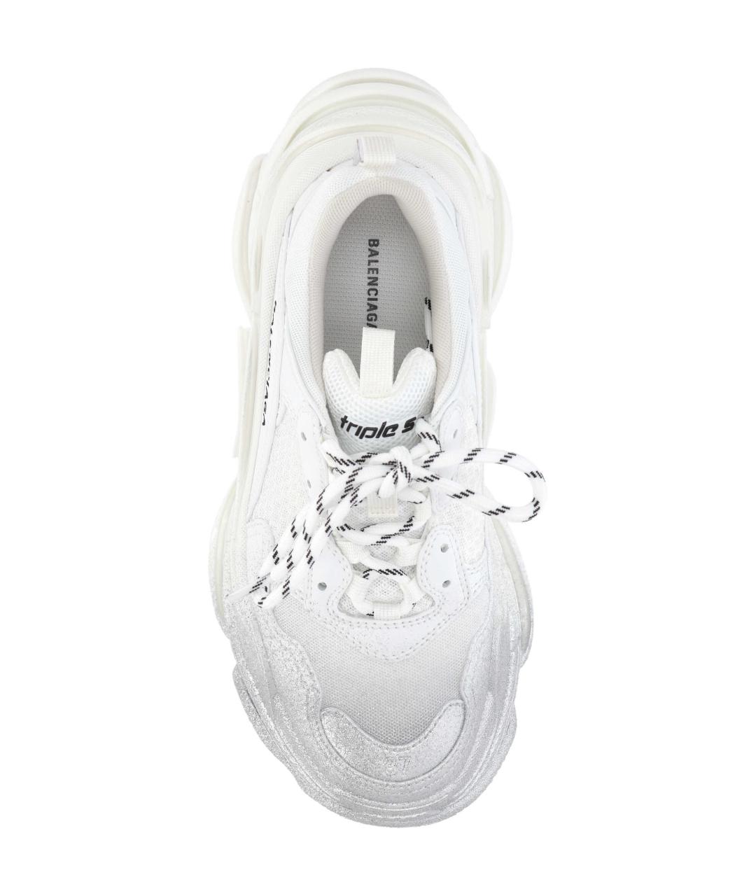 BALENCIAGA Белые кроссовки, фото 4