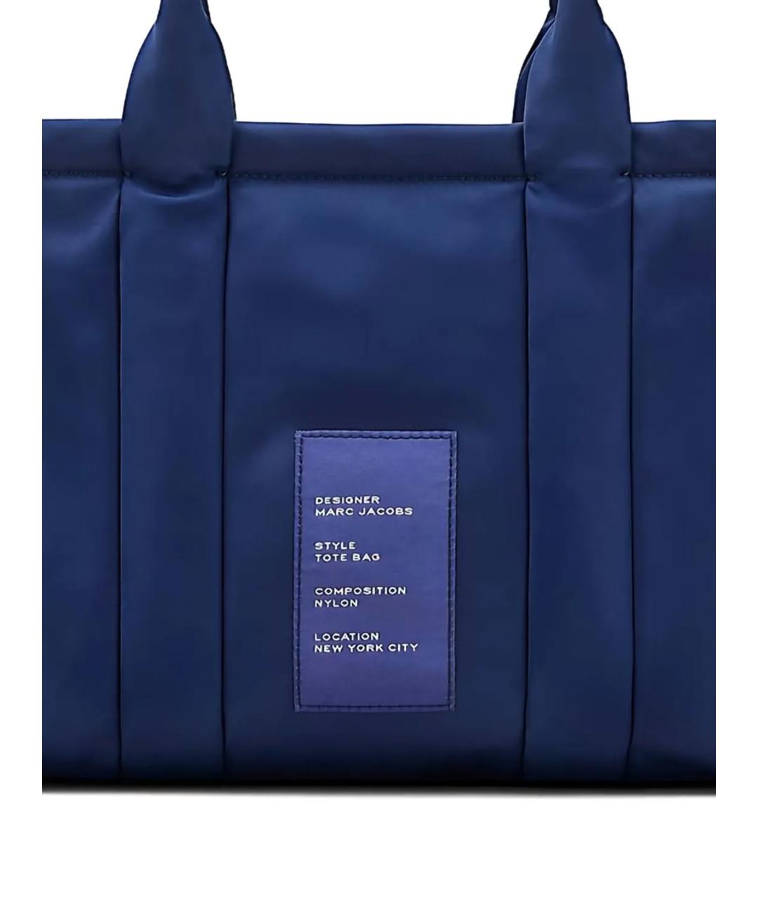 MARC JACOBS Синяя тканевая сумка тоут, фото 4