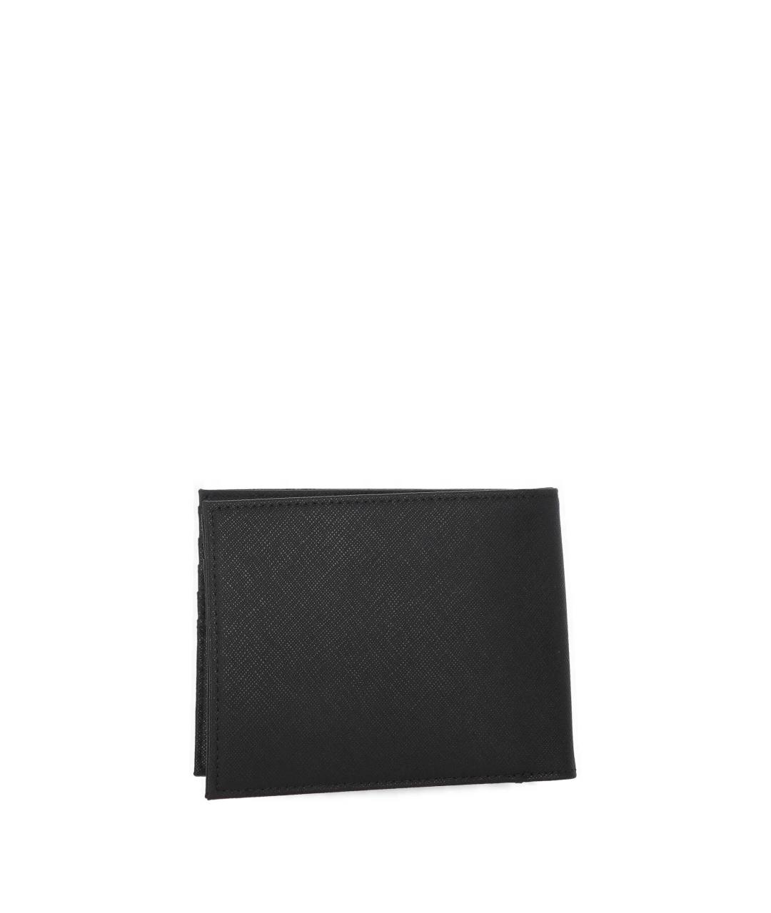 EMPORIO ARMANI Черный кошелек из искусственной кожи, фото 3