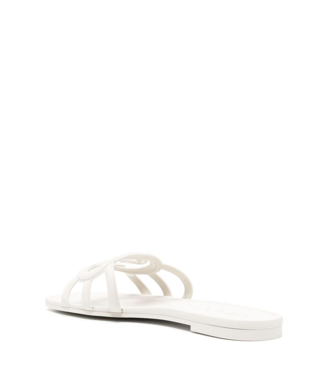 GUCCI Белые шлепанцы, фото 3