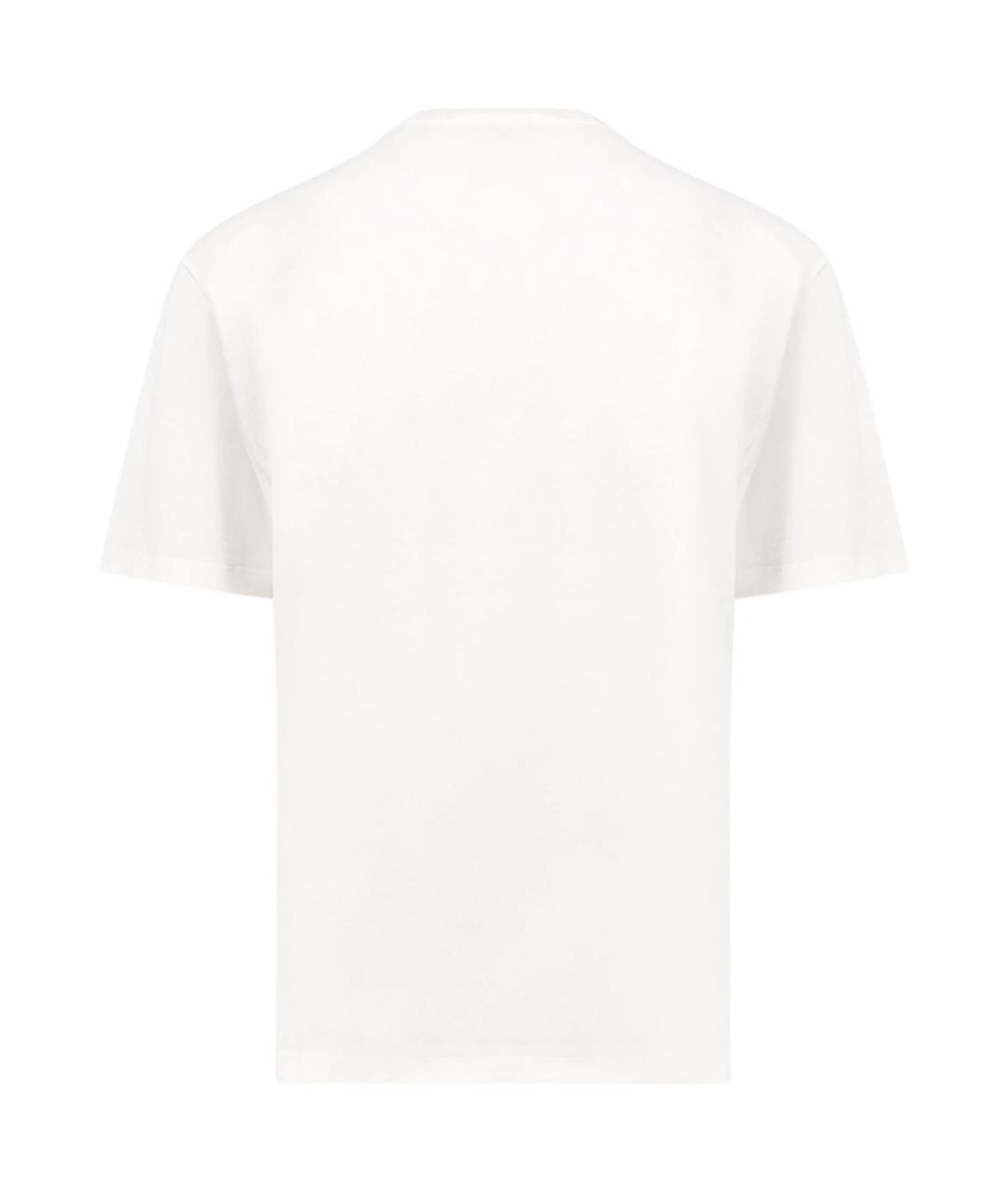 IH NOM UH NIT Бежевая хлопковая футболка, фото 3