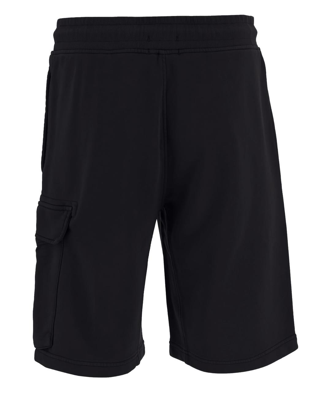 CP COMPANY Черные хлопковые шорты, фото 3