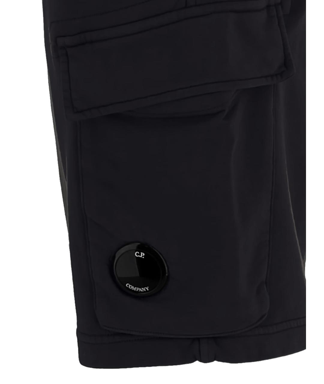 CP COMPANY Черные хлопковые шорты, фото 2