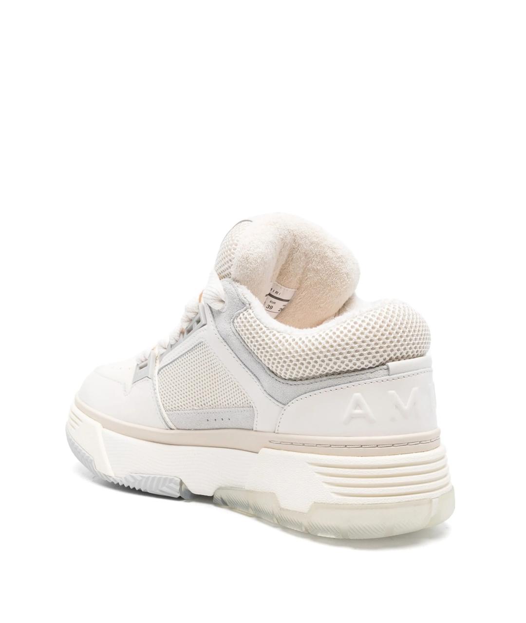 AMIRI Белые кожаные кроссовки, фото 3