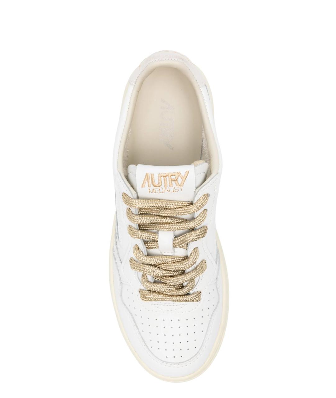 AUTRY Белые кожаные кеды, фото 4
