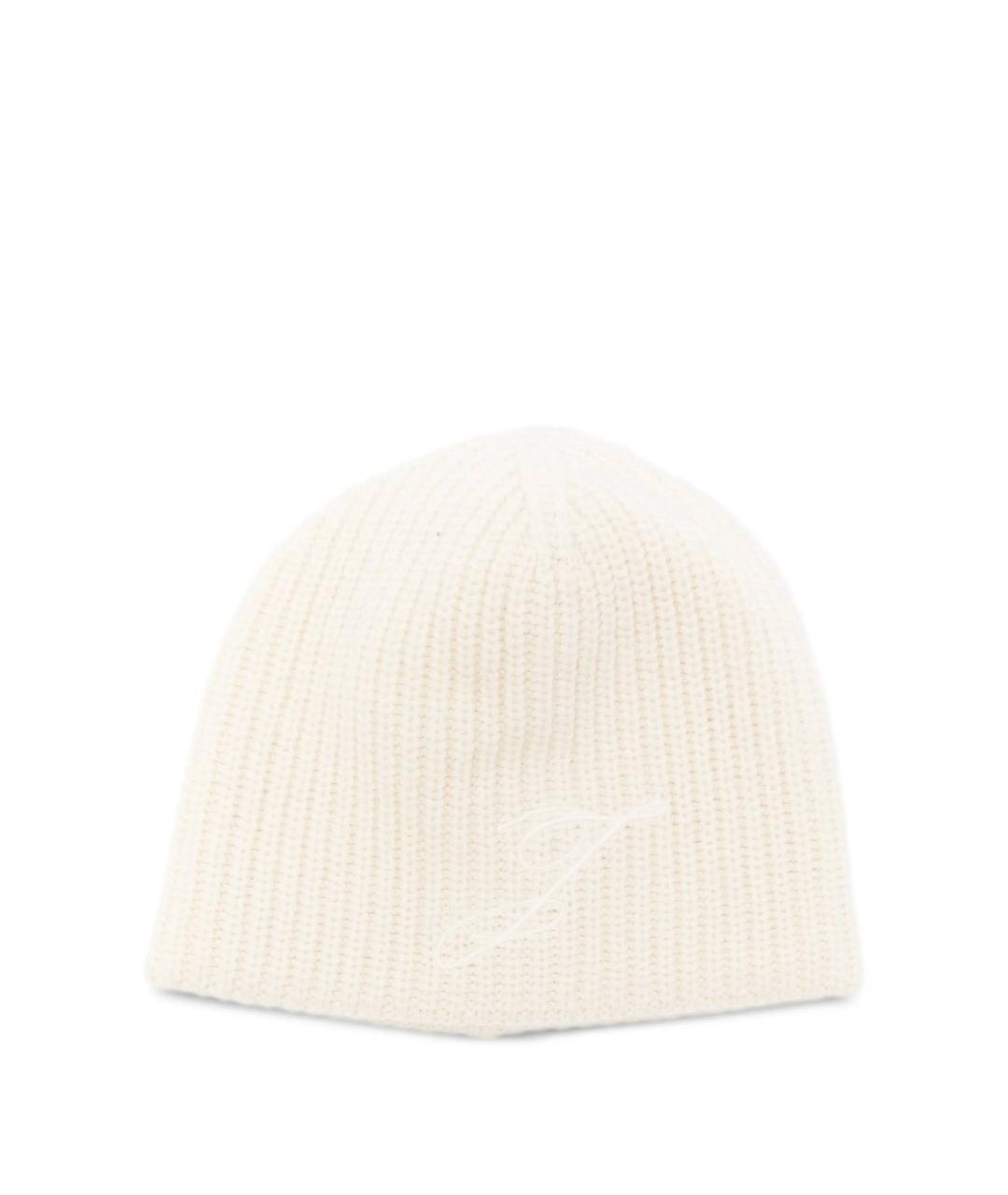 JACQUEMUS Бежевая шерстяная шапка, фото 1