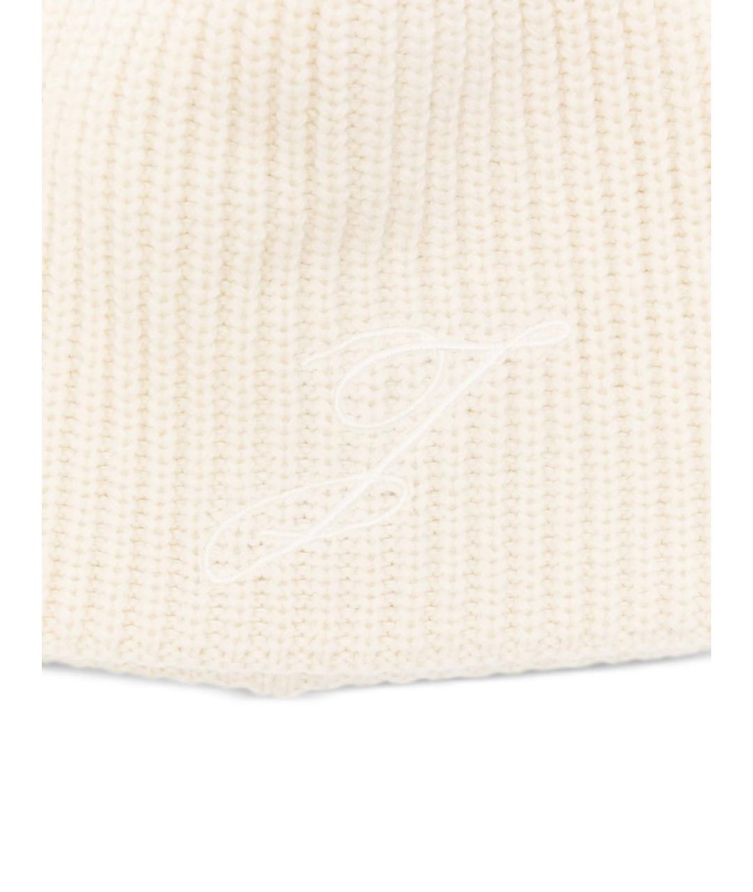 JACQUEMUS Бежевая шерстяная шапка, фото 2