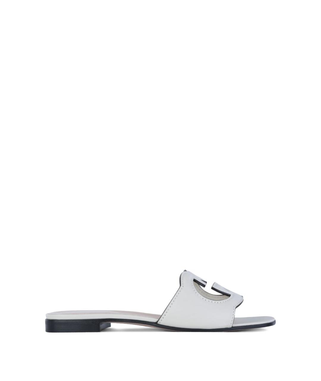 GUCCI Кожаные шлепанцы, фото 1