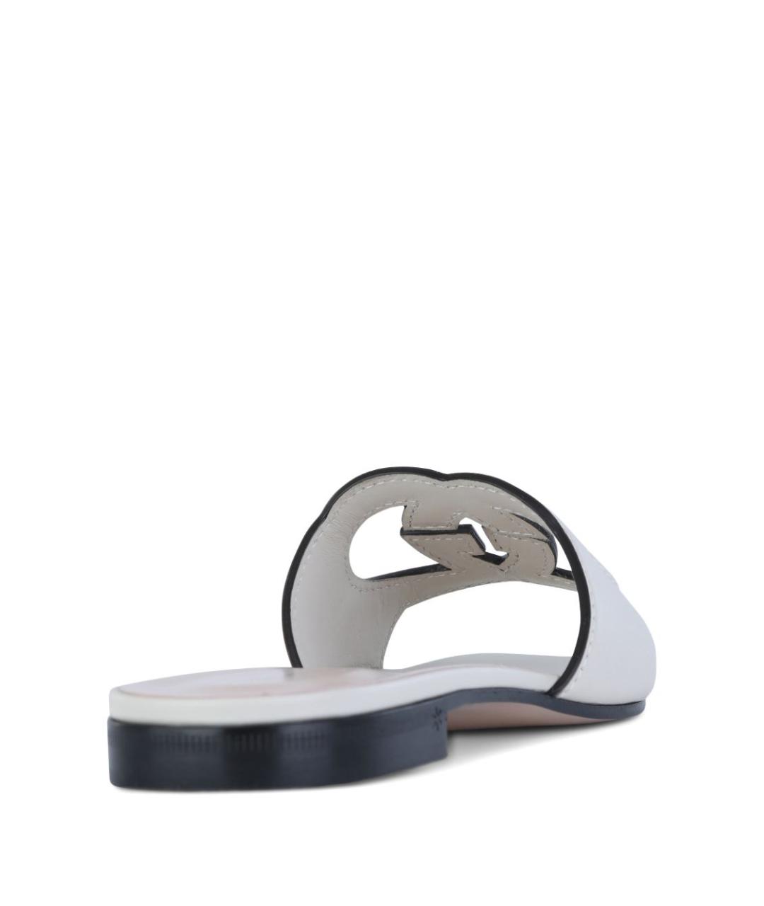 GUCCI Кожаные шлепанцы, фото 3