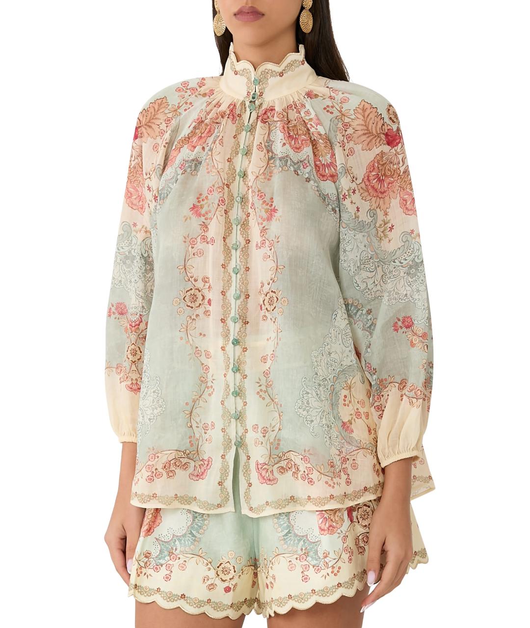 ZIMMERMANN Мульти рубашка, фото 3