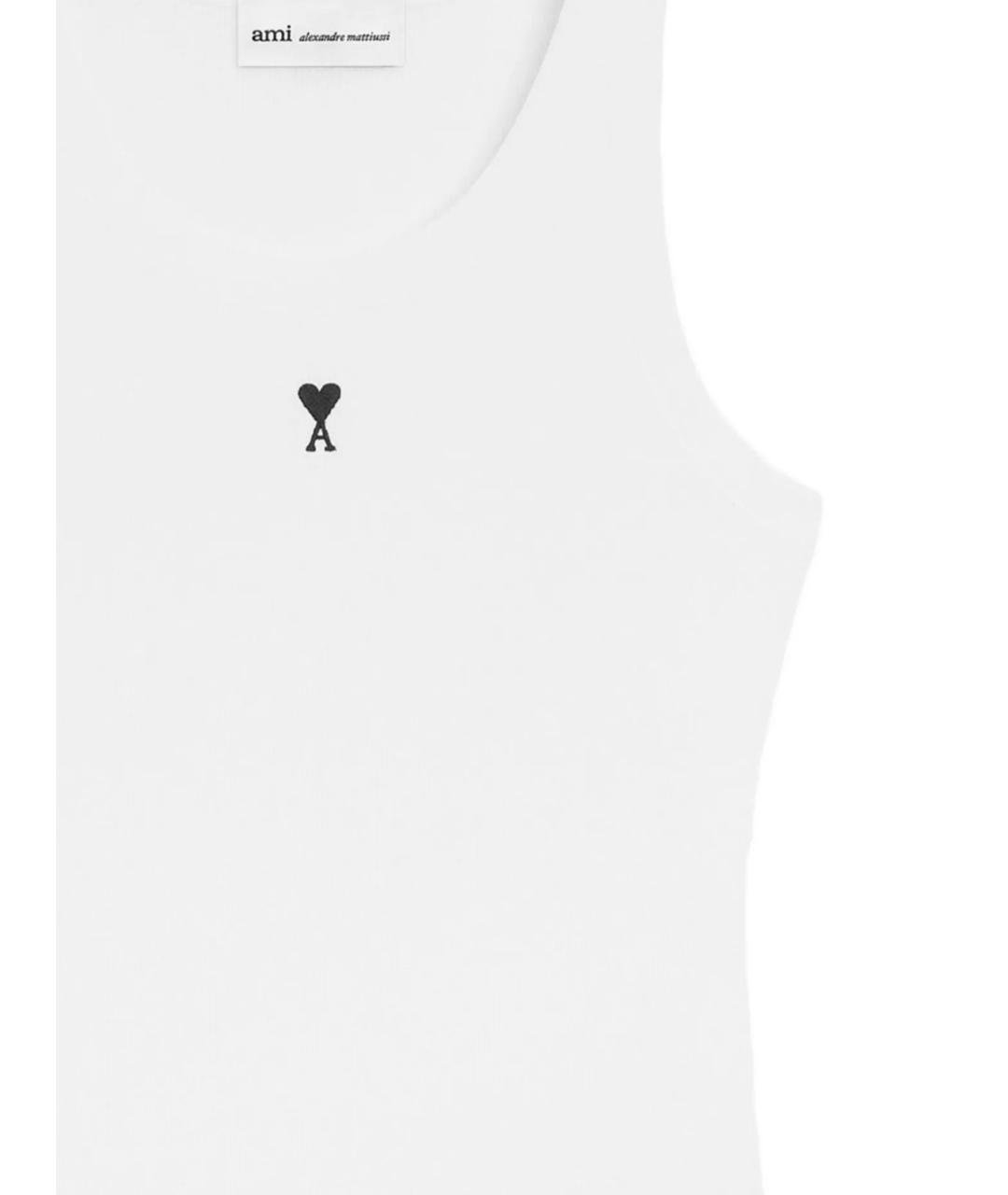 Ami Paris Белая майка, фото 2