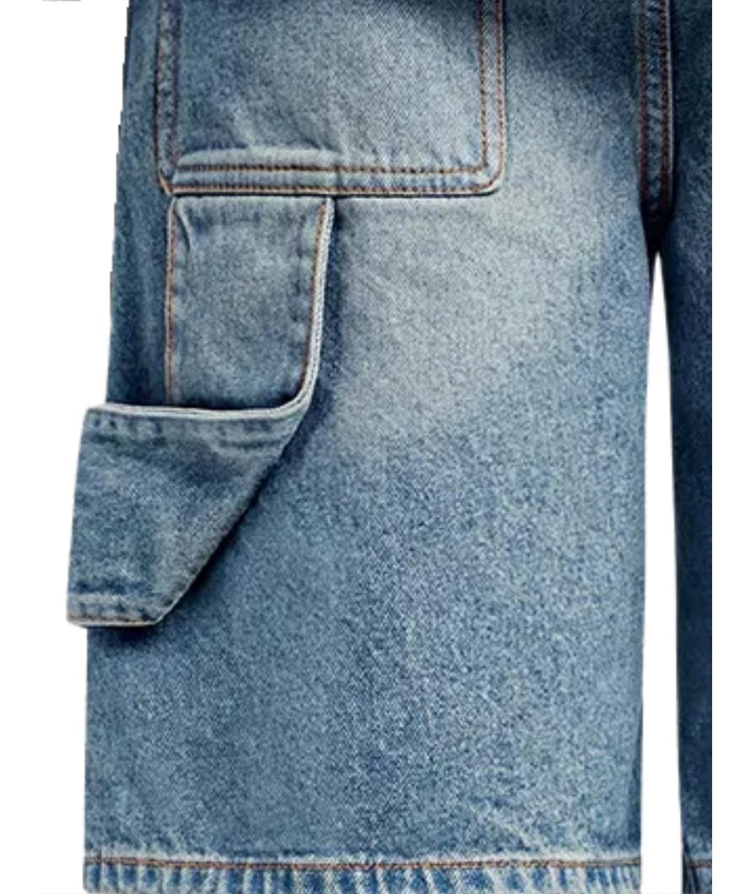 COURREGES Синие хлопковые шорты, фото 3