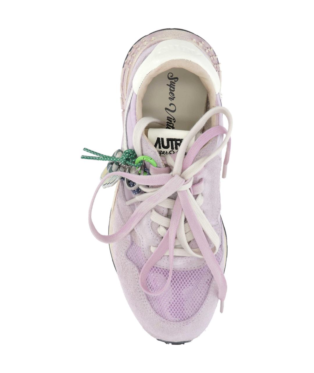 AUTRY Розовые замшевые кроссовки, фото 4