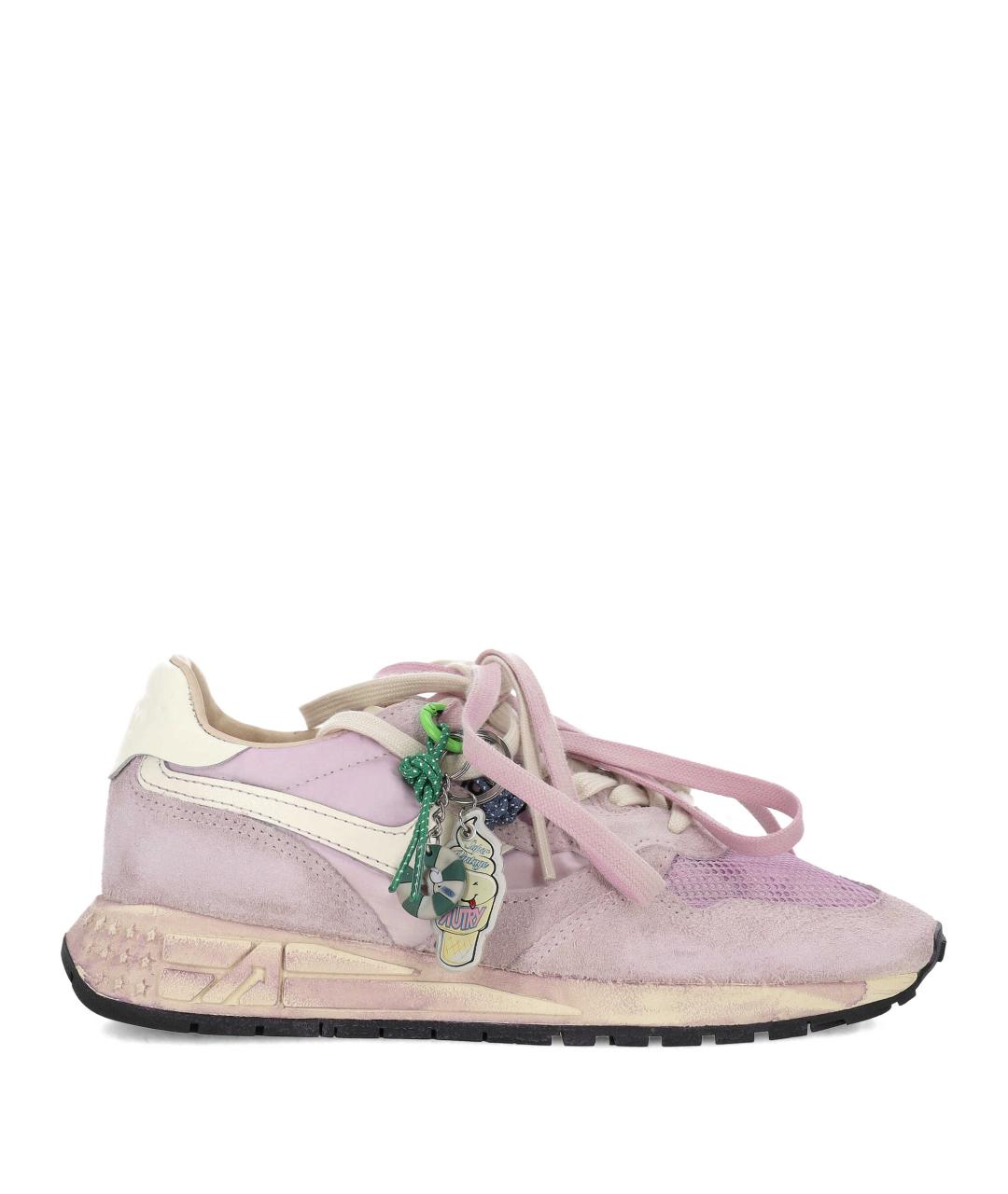 AUTRY Розовые замшевые кроссовки, фото 1