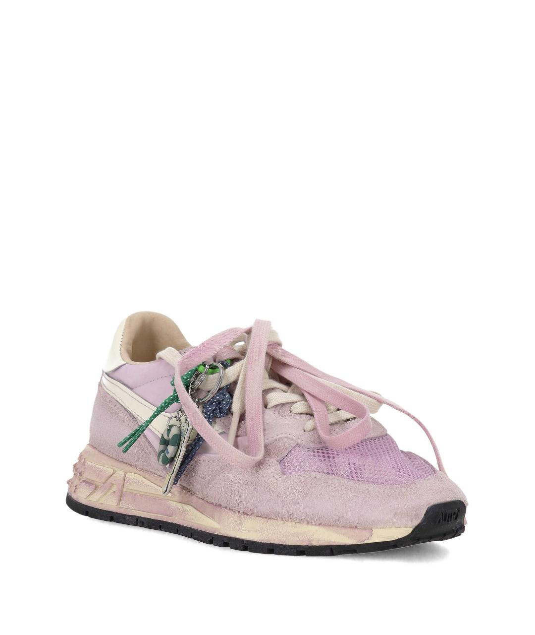 AUTRY Розовые замшевые кроссовки, фото 2