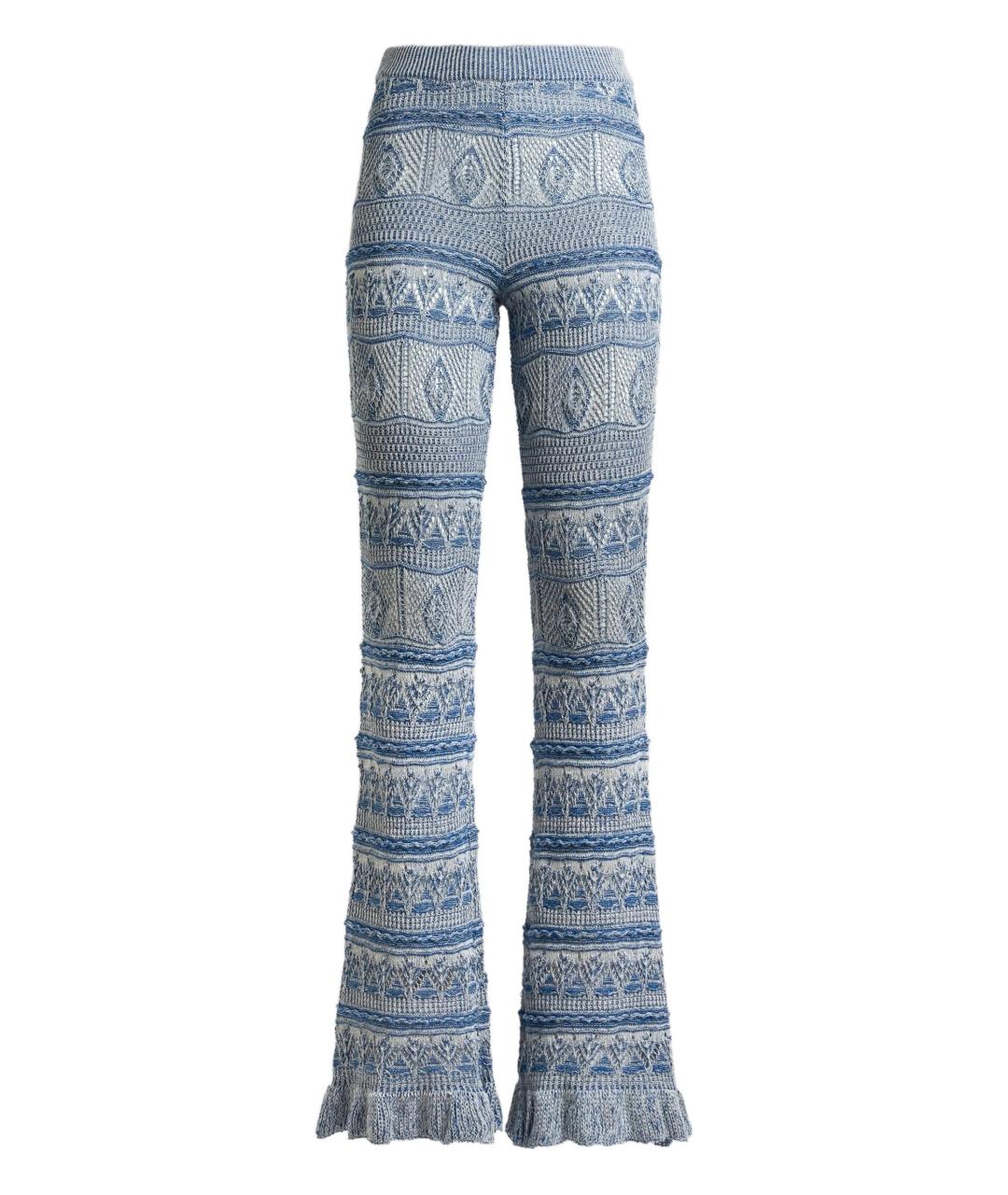 ETRO Мульти хлопковые прямые брюки, фото 1