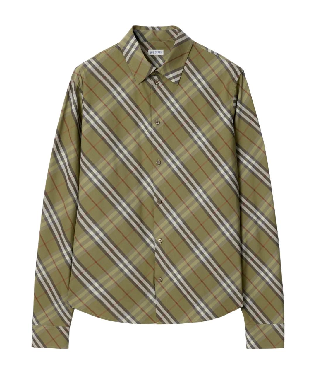 BURBERRY Мульти хлопковая кэжуал рубашка, фото 1