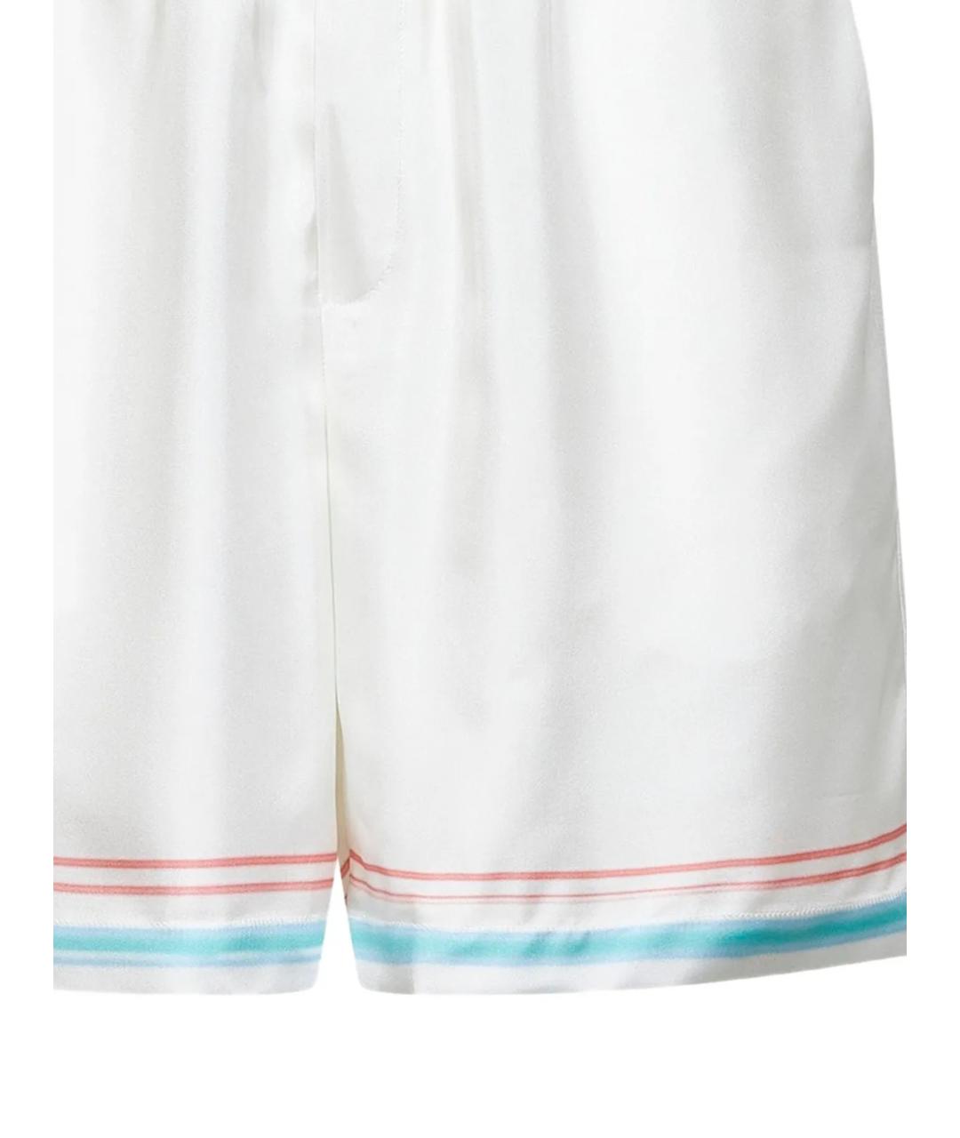 CASABLANCA Белые шелковые шорты, фото 2